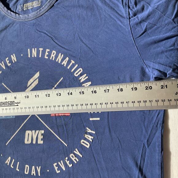 DoYouEven Women Short Sleeve T-shirt size L, Blue,International All Day Everyday - Picture 3 of 8